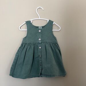 🌞 5/$25 H&M Teal Baby Dress with Button Detail